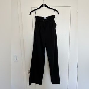 Princess Polly Archer Pants in Black